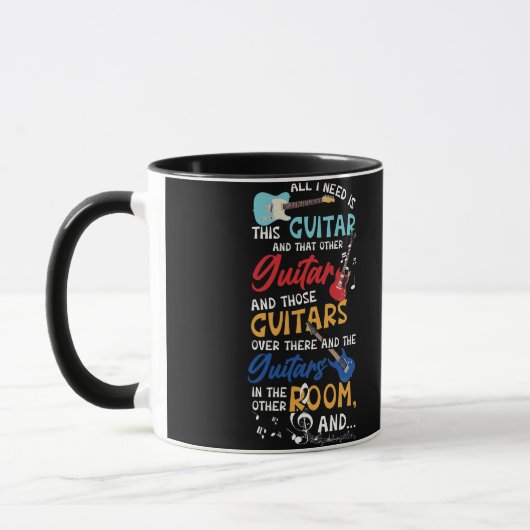 Alles, was ich brauche, ist diese Gitarre und die Tasse (Links)