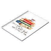 Alles, was ich brauche, ist ein gutes Buch und ein (Linke Seite)