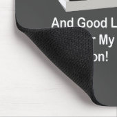 Alles, was ich brauche, ist ein gutes Buch und ein Mousepad (Ecke)