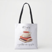 Alles, was ich brauche, ist ein gutes Buch und ein Tasche (Vorderseite)