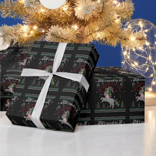 Alles, was ich brauche, ist ein magisches Weihnach Geschenkpapier (Feiertage)