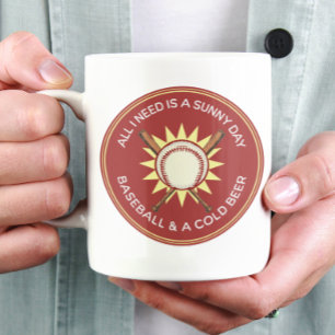 Alles was ich brauche ist ein sonniger Tag, Baseba Kaffeetasse