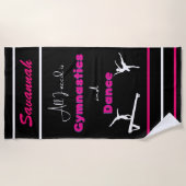 Alles was ich brauche ist Gymnastik und Tanz Strandtuch (Vorderseite)