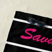 Alles was ich brauche ist Gymnastik und Tanz Strandtuch (Beispiel)