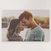 Alles, was ich brauche, ist Ihre Liebe Sweet Liebe Puzzle (Horizontal)