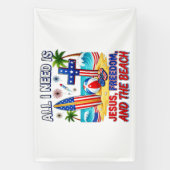 ALLES WAS ICH BRAUCHE IST JESUS BANNER (Vertikal)