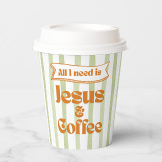 Alles was ich brauche ist Jesus & Coffee - Olive G Pappbecher