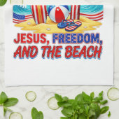 ALLES WAS ICH BRAUCHE IST JESUS GESCHIRRTUCH (Gefaltet)