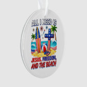 ALLES WAS ICH BRAUCHE IST JESUS ORNAMENT (Vorderseite)