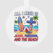 ALLES WAS ICH BRAUCHE IST JESUS ORNAMENT (Rückseite)