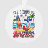 ALLES WAS ICH BRAUCHE IST JESUS ORNAMENT (Vorderseite)