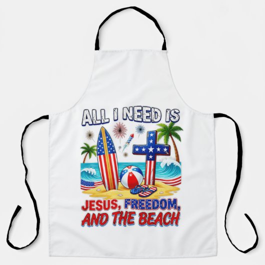 ALLES WAS ICH BRAUCHE IST JESUS SCHÜRZE (Vorderseite)