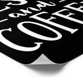 Alles, was ich brauche, ist Jesus und Kaffeekirche Poster (Ecke)