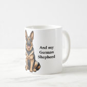 Alles, was ich brauche, ist Kaffee GSD Kaffeetasse (VorderseiteRechts)