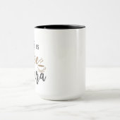 Alles, was ich brauche, ist Kaffee und Mascara Tasse (Zentrum)