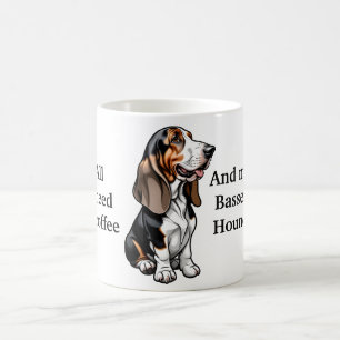 Alles, was ich brauche, ist Kaffee und mein Basset Kaffeetasse