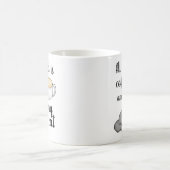 Alles, was ich brauche, ist Kaffee und meine Katze Kaffeetasse (Mittel)