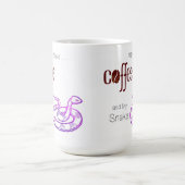 Alles, was ich brauche, ist Kaffee und meine Schla Kaffeetasse (Mittel)