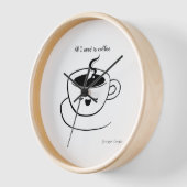 Alles, was ich brauche, ist Kaffee - Wall Clock Uhr (Winkel)