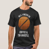 Alles, was ich brauche, ist Kaffeetrinpfeifen Vint T-Shirt (Vorderseite)