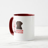 Alles, was ich brauche, ist Liebe und ein brauner  Tasse (Vorderseite Links)