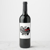 Alles was ich brauche, ist Liebe und ein Spitz Weinetikett (Vorderseite)