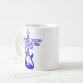 Alles was ich brauche ist Liebe und Gitarre spiele Kaffeetasse (Vorderseite Links)