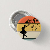 Alles, was ich brauche, ist Liebe und Hochland-Tan Button (Vorne & Hinten)
