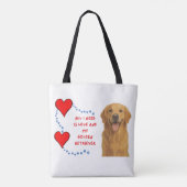 💕 🐾 alles, was ich brauche, ist Liebe und mein G Tasche (Rückseite)