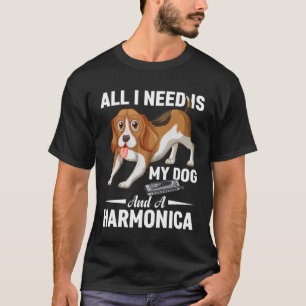 Alles, was ich brauche, ist mein Hund und ein Harm T-Shirt