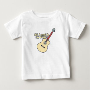 Alles was ich brauche, ist meine Gitarre. Positive Baby T-shirt