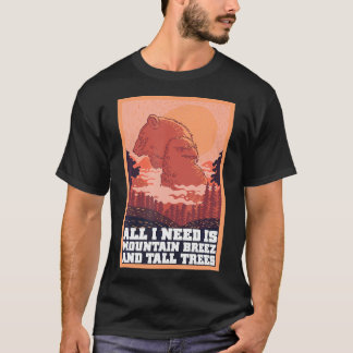 Alles, was ich brauche, ist Mountain Breez und gro T-Shirt
