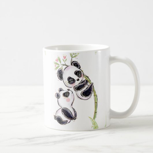 Alles, was ich brauche, ist Panda-Tasse Kaffeetasse (Rechts)