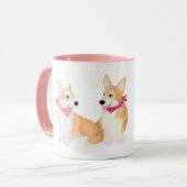 "Alles, was ich brauche, ist Tee und Corgis Tasse (Vorderseite Links)