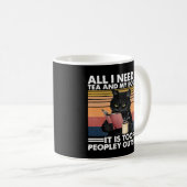 Alles, was ich brauche, ist Tee und meine Bücher, Kaffeetasse (VorderseiteRechts)