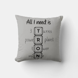 Alles was ich brauche ist TRON Kissen