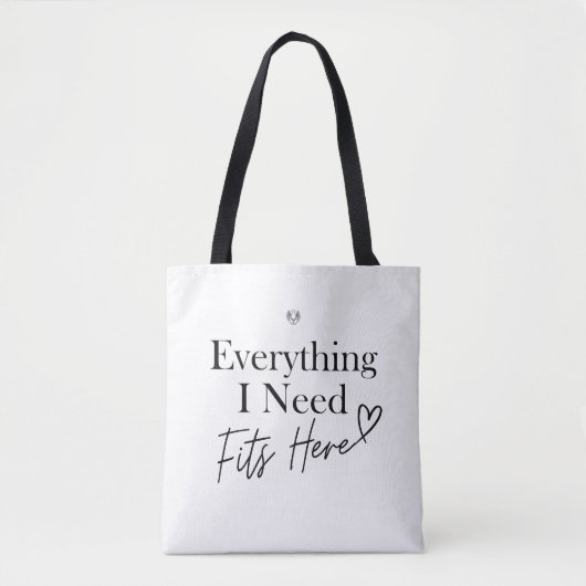 Alles, was ich brauche, passt hierhin tasche (Vorderseite)