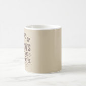 Alles, was ich brauche, sind Katzen und Kaffee. Kaffeetasse (Mittel)