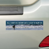 Alles, was ich brauche Surf Autoaufkleber (Auf Auto)