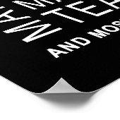 Alles, was ich brauche, um schwarzes Gaming zu ler Poster (Ecke)