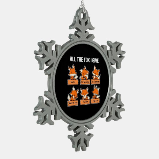 Alles, was ich dir schenke schneeflocken Zinn-Ornament (Links)