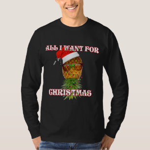 Alles, was ich für das Party der Weihnachtsschwing T-Shirt
