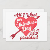 Alles, was ich für den Valentinstag Wollte, ist ei Feiertagskarte (Vorne/Hinten)