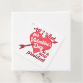 Alles, was ich für den Valentinstag Wollte, ist ei Geschenkanhänger (Beispiel)