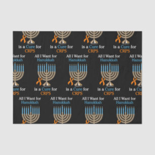 Alles, was ich für Hanukkah Gewollt habe...CRPS-Ge Seidenpapier