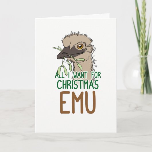 Alles, was ich für Weihnachten Emu Gewollt habe (Vorderseite)