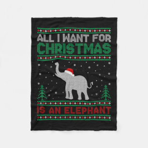 Alles, was ich für Weihnachten Gewollt habe, ist e Fleecedecke