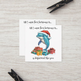 alles was ich für Weihnachten gewollt habe ist... Empfehlungskarte