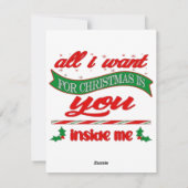 Alles, was ich für Weihnachten gewollt habe, sind  (Rückseite)