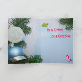 "Alles, was ich für Weihnachten gewollt habe" Weih (Innenseite)